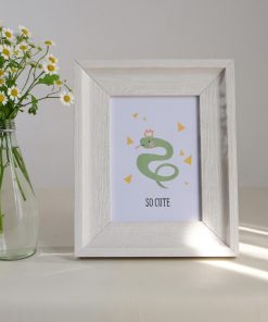 Khung ảnh Vinta trắng